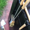 Cracked finish on handles