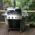 The new grill in its natural habitat