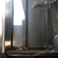 The underside of the countertop shows the build quality with solid bracing