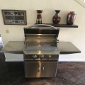 Two piece of 316 eleven gauge stainless steel plates for griddle cooking and/or heat deflection
