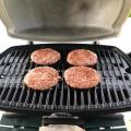 Grilling hamburgers