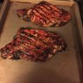 Reverse seared ribeyes