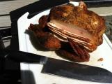 Apple smoked chicken