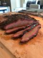 Pro level smoke ring from cooking low and slow on the Big Joe!