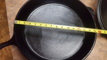 My 14S Skillet measurements