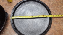 underside of this Lid measurements