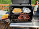 Cooking for 10, Mac&Cheese, Queso Dip, Ribs, and Pulled Pork. Awesome results.