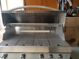 Each grate weighs about 18 pounds grill is 200+