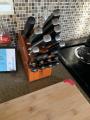 19pc knife block set