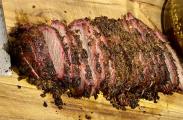 Smoked tri tips