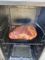 Pulled pork with smoke temp unit