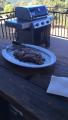 First flank steak on new Weber