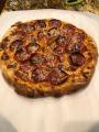 Pizza night on the new Weber.
