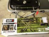 The Weber Traveler Portable Gas Grill/ Easy Assembly!