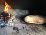 Bread in oven