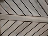 Uneven wood pieces