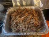 Pulled pork ready for some sandwiches