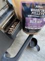 For extra flavor when grilling, just add one scoop of pellets to the Ninja Woodfire Grill/smoker.