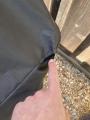 Seam coming undone.