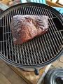 My first brisket on a smoker.