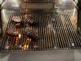 Massive grill surface could easily handle 20 of these huge filets