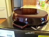 Looks worse in picture than it really is and can't be seen at all when the pan is turned over.