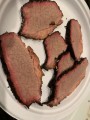 Sliced brisket from the 3400