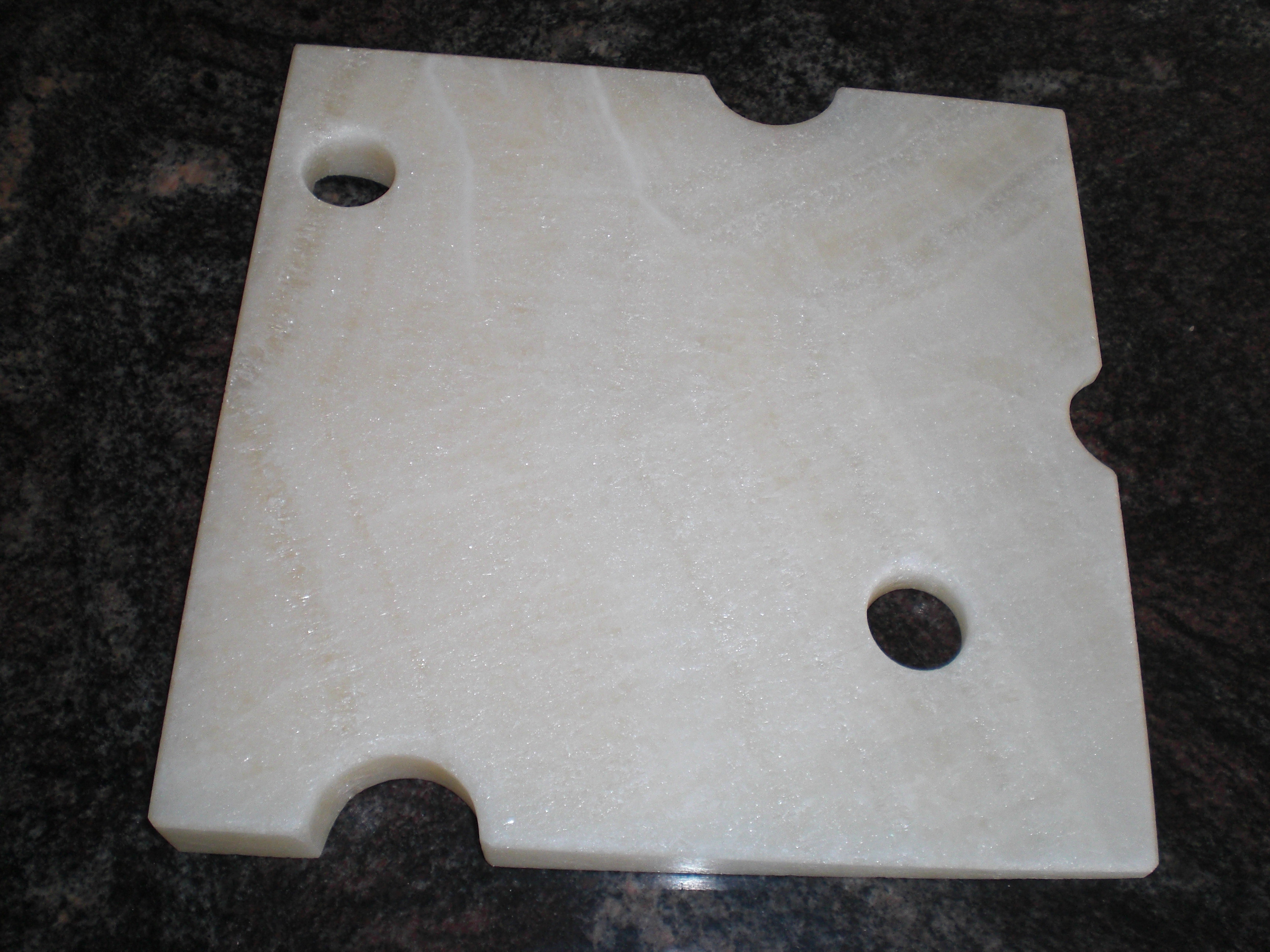 Stone Cheese Board Unique Alabaster Stone CheeseShaped Cutting Board