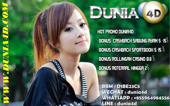 Dunia4d.com bandar togel,bandar bola,bandar sabung ayam terpercaya