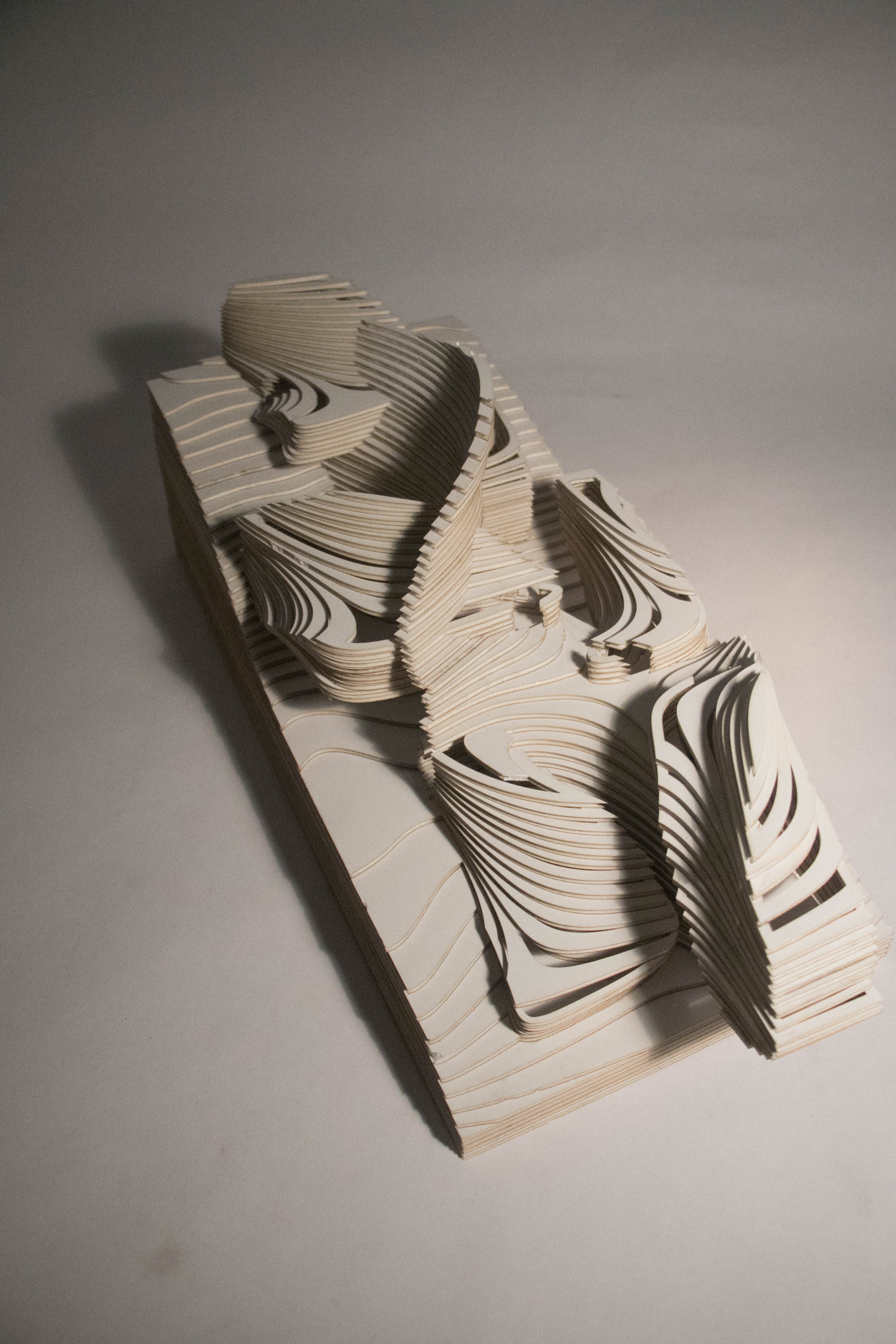Top view of an architectural model 2