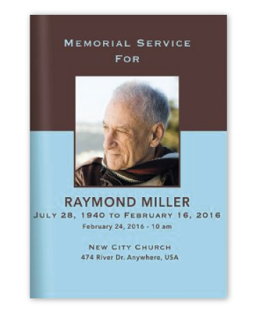 Memorial Service Booklets