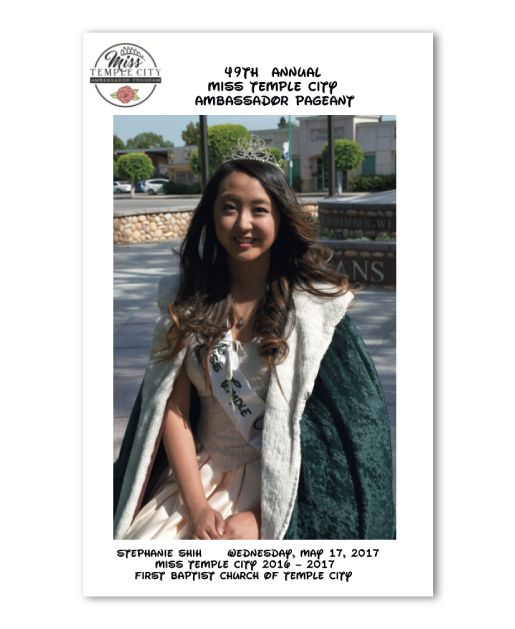 Scholarship Pageant Programs