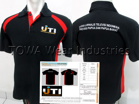 Polo Shirt Logo Bordir IJTI Papua