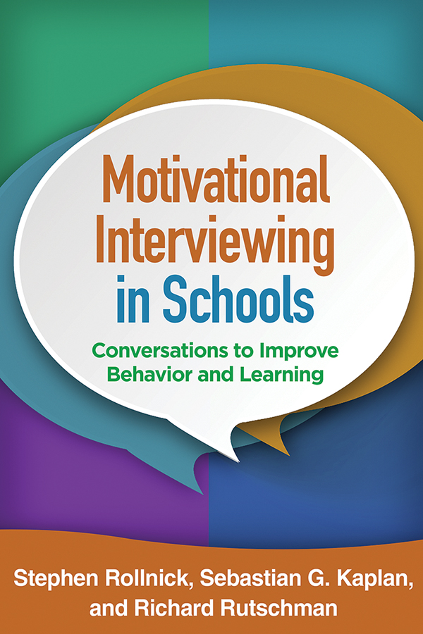 Book cover of "Motivational Interviewing In Schools"