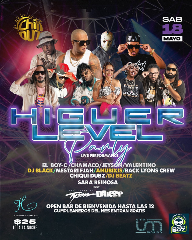 evento-HIGUER LEVEL PARTY