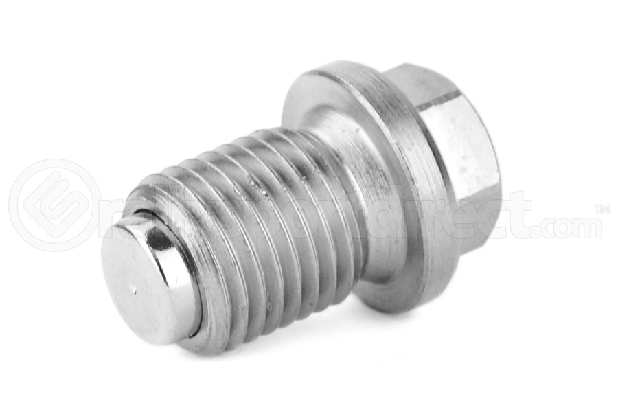 Oil Plug Washer Magnetic Drain Plug, M14 X 1.5 Engine Oil Pan Drain Plug Sump Drain Nut Bolt With Copper Gasket Crush Washer Compatible With Most Ford Oil Drain Pan For Oil