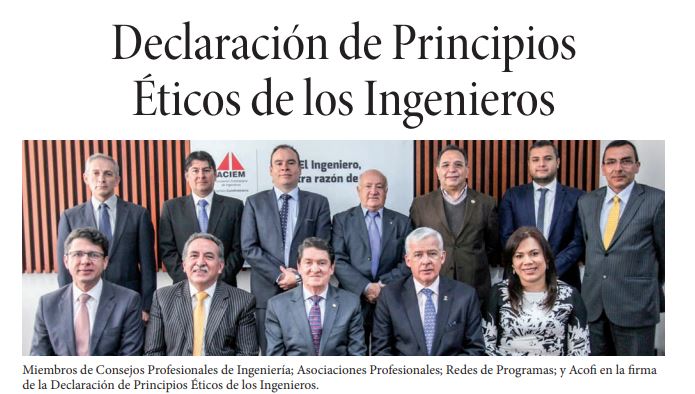 Declaración de Principios Éticos de los Ingenieros