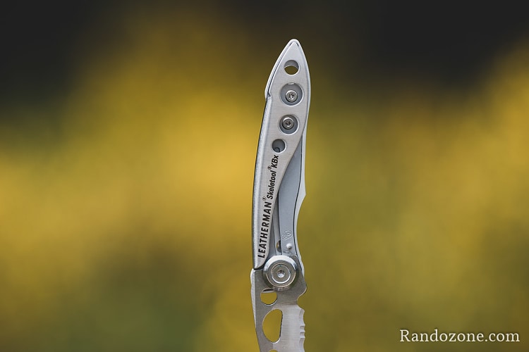 Test du couteau Leatherman Skeletool KBx