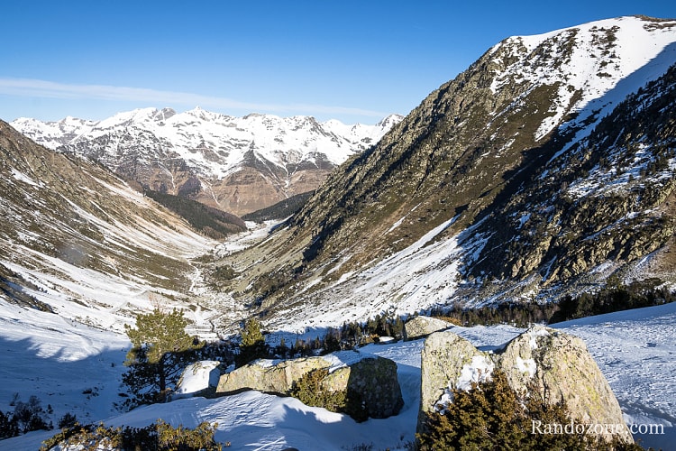 Retour en vue de la vallée de Barèges
