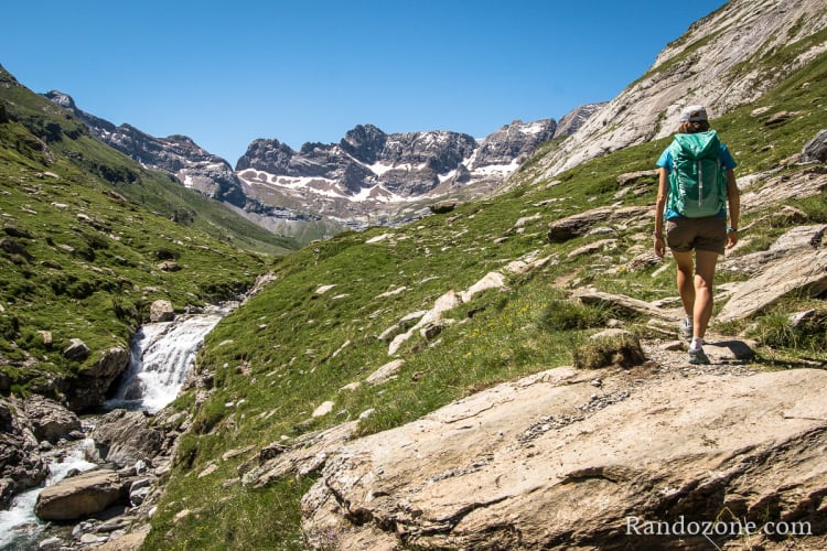 Randonnée pédestredans les Pyrénées