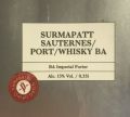 Pühaste Surmapatt - Sauternes/Port/Whisky BA