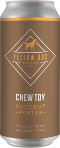 Yellow Dog Chew Toy Coconut Porter