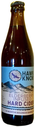 Hawk Knob Elderberry Infused Hard Cider - Bourbon Barrel Aged