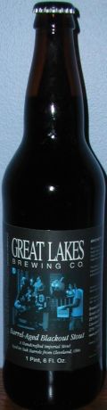 Great Lakes Barrel Aged Blackout Stout