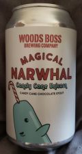 Woods Boss Magical Narwhal Candy Cane Unicorn