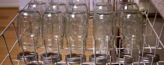 Jars in Dishwasher