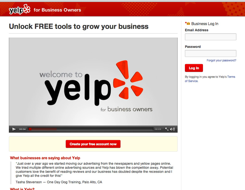 yelp for business