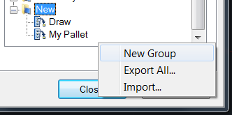 how do i import a tool palette in autocad