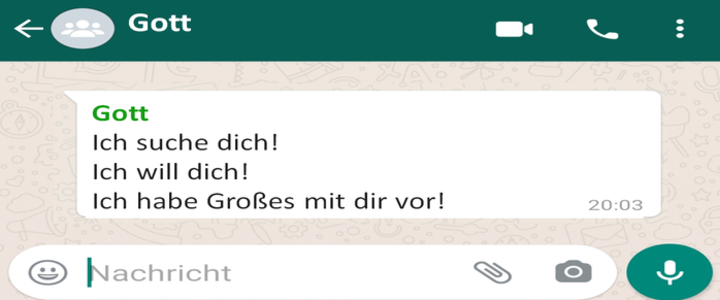 Gott will dich Blog-Post Bild