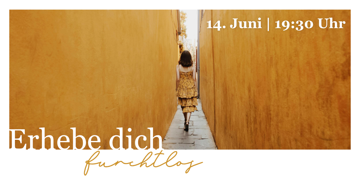 Erhebe Dich Furchtlos Event Flyer